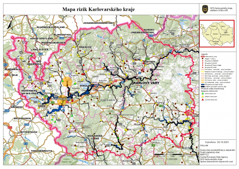 Mapa rizik Karlovarsk